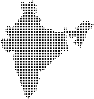 Mapa de la india
