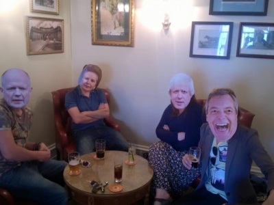 And today while playing face roulette - I was Nigel Farage it seems!