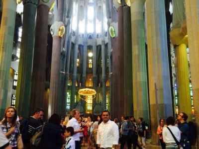 La sagrada familia,  Barcelona