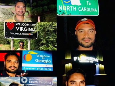 East Coast to South Of Florida