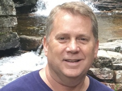 New Hampshire waterfall. 