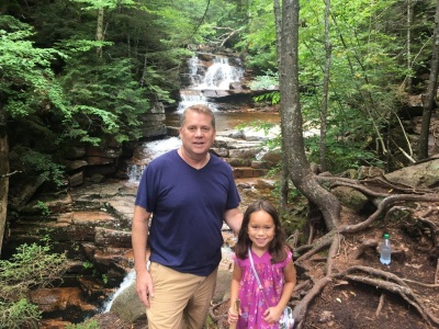 New Hampshire waterfall. 
