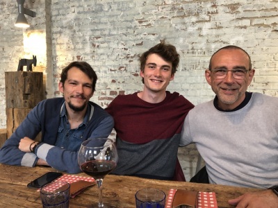 Uit eten met mijn 2 oudste zonen