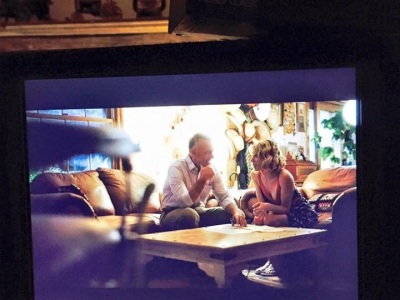 A video monitor's view from a TV show I filmed 3 years ago called Deadly Sins.