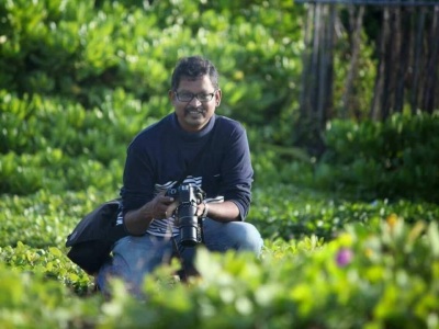 during a photo session.