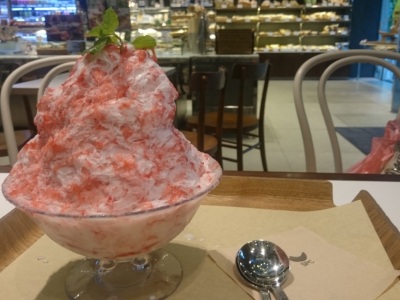 A really great bingsu I ate in South Korea