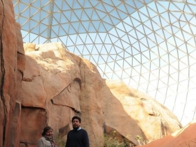 Mom and I at the Omaha Zoo