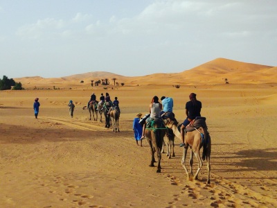 The desert of Morocco 