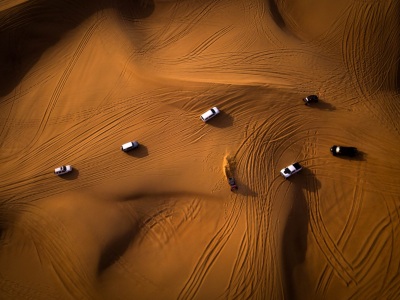 Desert Safari action, Dubai