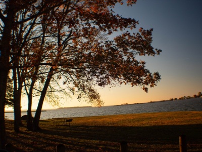 Lake Livingston State Park, during golden hour