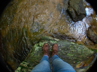This is one of the areas I have wondered off to, deep in the Smoky Mountains. Yes, I know it is not safe for a female to wonder off alone into the wilderness. 

But traveling off the path and getting completely lost in the woods, with no clue where I'm go