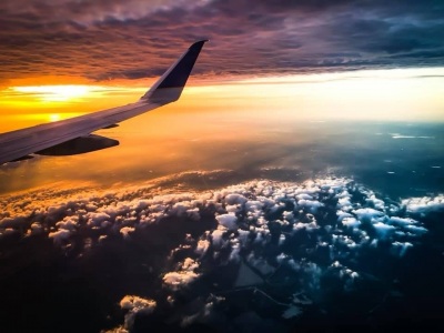 Flying 35,000 feet above 