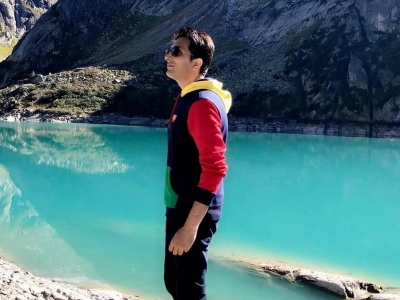 Somewhere in the swiss alps. 