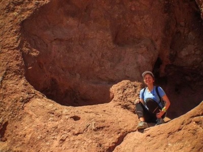 messing around on the buttes across the desert in southern Arizona. 